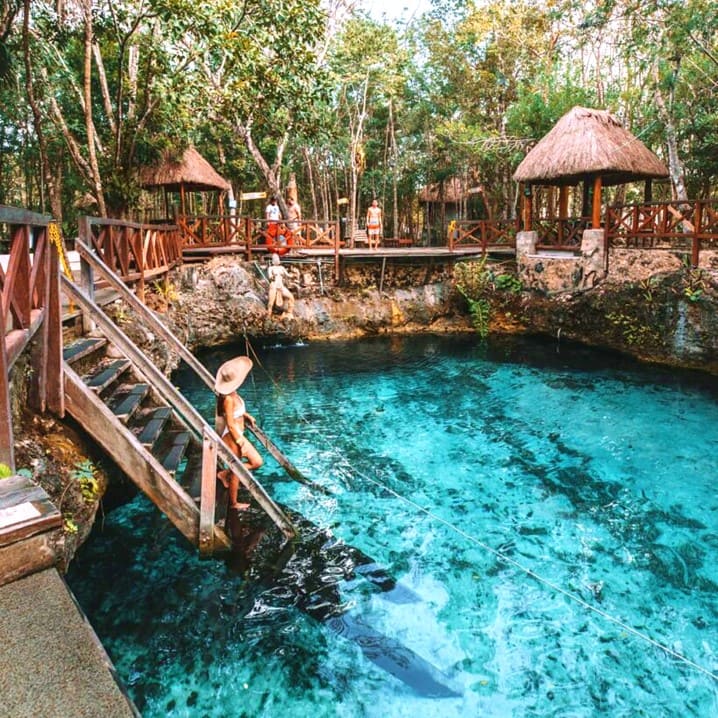 3 Cenotes & 1 Lagoon